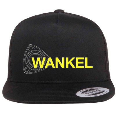 Wankel Rotary Rx8 Yellow Flatbill Hat