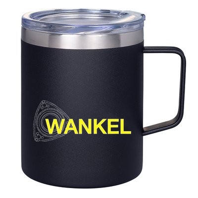 Wankel Rotary Rx8 Yellow 12oz Stainless Steel Coffee Mug