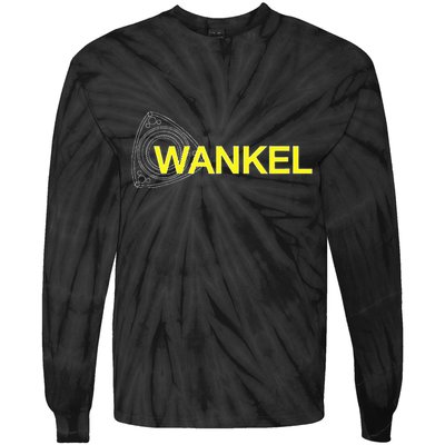 Wankel Rotary Rx8 Yellow Tie-Dye Long Sleeve Shirt