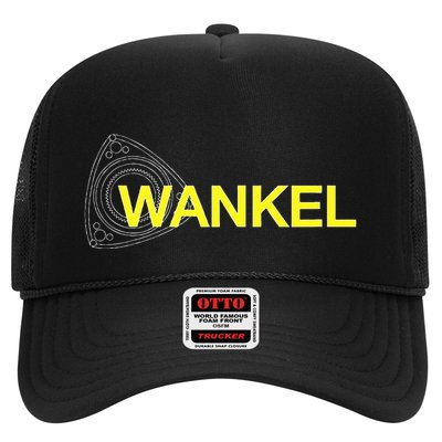 Wankel Rotary Rx8 Yellow Trucker Hat
