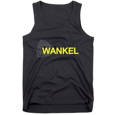 Wankel Rotary Rx8 Yellow Tank Top
