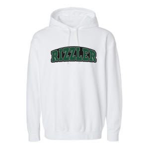 W Rizz Rizzler Funny Meme Quote Garment-Dyed Fleece Hoodie