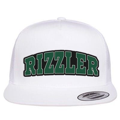 W Rizz Rizzler Funny Meme Quote Flat Bill Trucker Hat