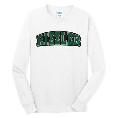 W Rizz Rizzler Funny Meme Quote Tall Long Sleeve T-Shirt