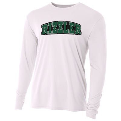 W Rizz Rizzler Funny Meme Quote Cooling Performance Long Sleeve Crew