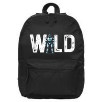 Wild Retro Robotic Robot Art Science & Math 16 in Basic Backpack