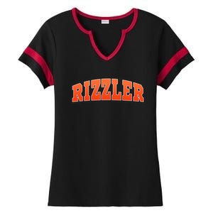 W Rizz Rizzler Funny Meme Quote Ladies Halftime Notch Neck Tee