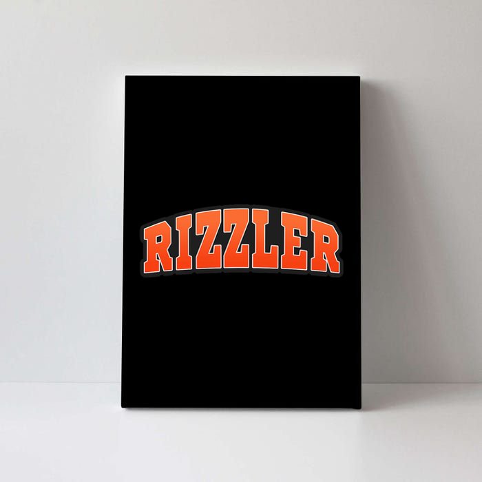 W Rizz Rizzler Funny Meme Quote Canvas