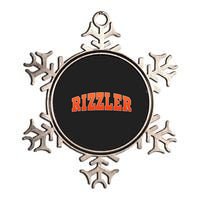 W Rizz Rizzler Funny Meme Quote Metallic Star Ornament