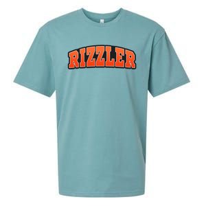 W Rizz Rizzler Funny Meme Quote Sueded Cloud Jersey T-Shirt