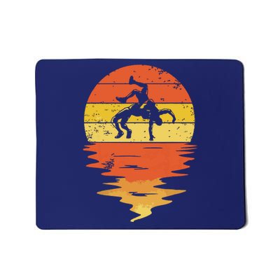 Wrestling Retro Sunset 70s Vintage Wrestling Mousepad