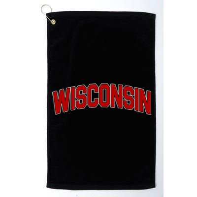 Wisconsin Retro State Platinum Collection Golf Towel