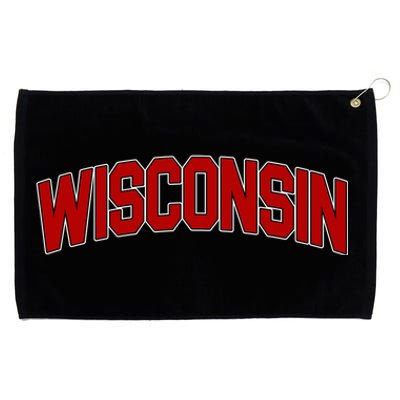 Wisconsin Retro State Grommeted Golf Towel