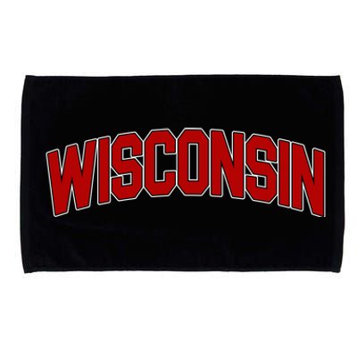 Wisconsin Retro State Microfiber Hand Towel