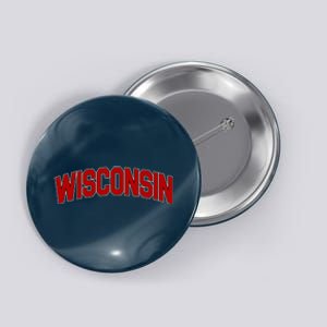 Wisconsin Retro State Button