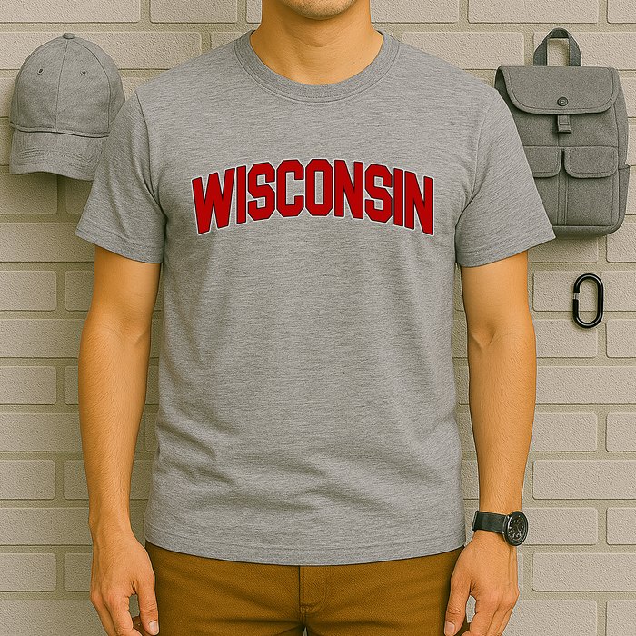 Wisconsin Retro State T-Shirt
