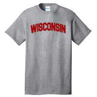 Wisconsin Retro State Tall T-Shirt