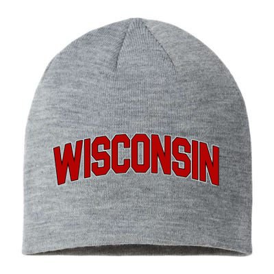 Wisconsin Retro State Sustainable Beanie