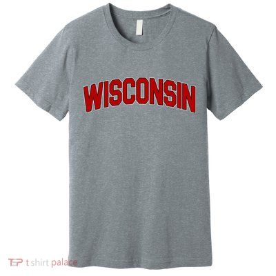 Wisconsin Retro State Premium T-Shirt