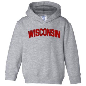 Wisconsin Retro State Toddler Hoodie