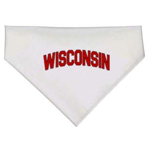 Wisconsin Retro State USA-Made Doggie Bandana