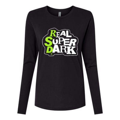 Waterparts Real Super Dark 2 Womens Cotton Relaxed Long Sleeve T-Shirt