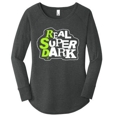 Waterparts Real Super Dark 2 Women's Perfect Tri Tunic Long Sleeve Shirt