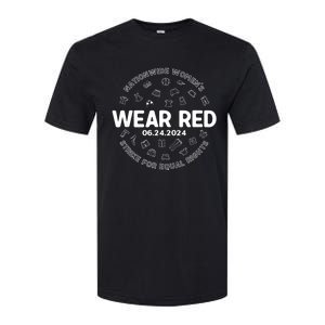 Wear Red Strike For Equality Rights Pro Feminist Softstyle CVC T-Shirt