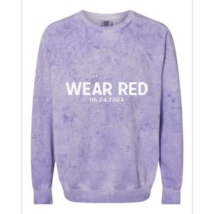 Wear Red Strike For Equality Rights Pro Feminist Colorblast Crewneck Sweatshirt