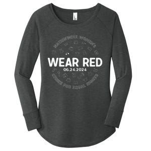 Wear Red Strike For Equality Rights Pro Feminist Women's Perfect Tri Tunic Long Sleeve Shirt