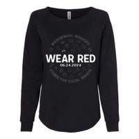 Wear Red Strike For Equality Rights Pro Feminist Womens California Wash Sweatshirt