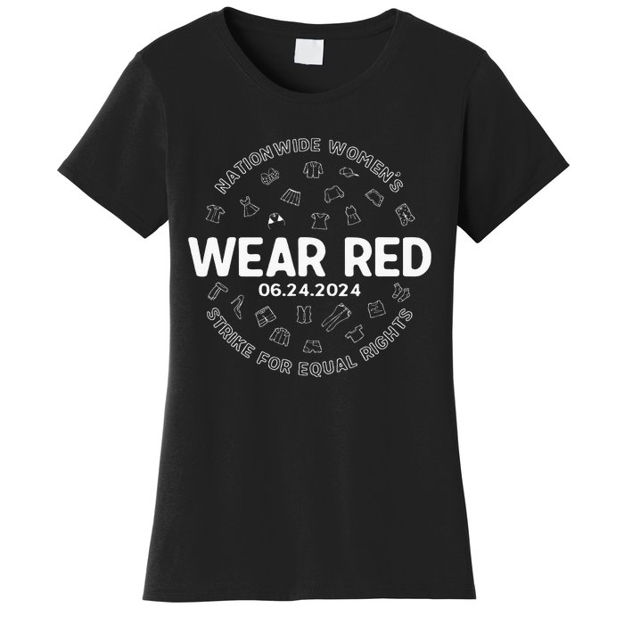 Wear Red Strike For Equality Rights Pro Feminist Women's T-Shirt