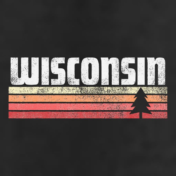 Wisconsin Retro Style 70s 80s 90s Home Gift Adult Drive Performance Visor