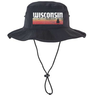 Wisconsin Retro Style 70s 80s 90s Home Gift Bucket Hat