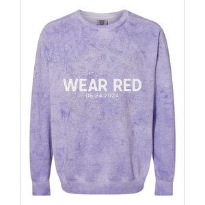 Wear Red Strike For Equality Rights Pro Feminist Colorblast Crewneck Sweatshirt