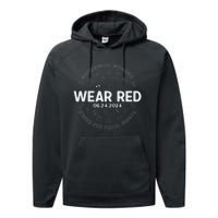 Wear Red Strike For Equality Rights Pro Feminist Performance Fleece Hoodie