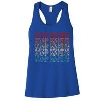 Wo Retro Soapmaker Or Soap Making Vintage Soap Maker Cool Gift Women's Racerback Tank