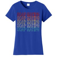 Wo Retro Soapmaker Or Soap Making Vintage Soap Maker Cool Gift Women's T-Shirt