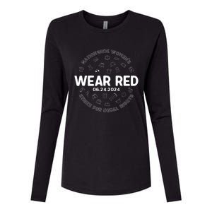 Wear Red Strike For Equality Rights Pro Feminist Womens Cotton Relaxed Long Sleeve T-Shirt