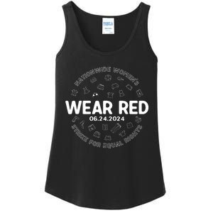 Wear Red Strike For Equality Rights Pro Feminist Ladies Essential Tank