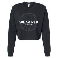 Wear Red Strike For Equality Rights Pro Feminist Cropped Pullover Crew