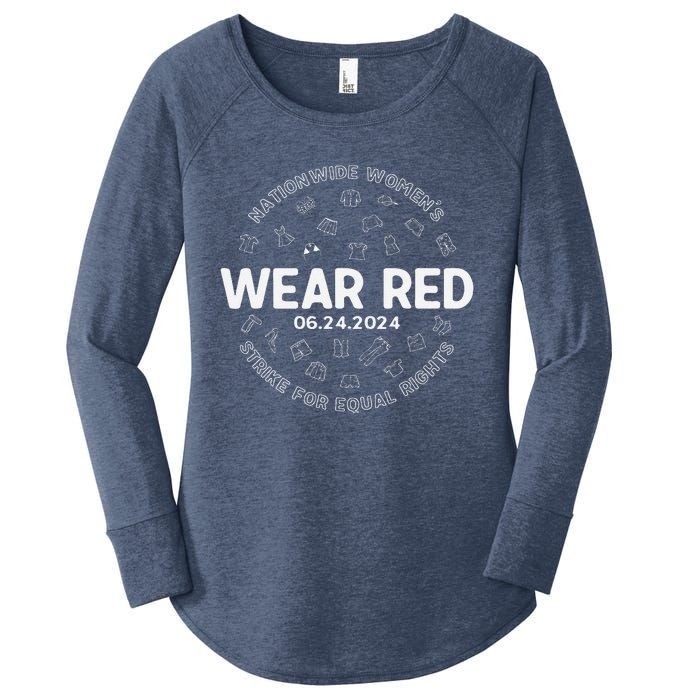 Wear Red Strike For Equality Rights Pro Feminist Women's Perfect Tri Tunic Long Sleeve Shirt