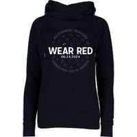 Wear Red Strike For Equality Rights Pro Feminist Womens Funnel Neck Pullover Hood