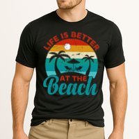 Women Retro Summer Vacation Life Is Better At The Beach Cooling Performance Crew T-Shirt