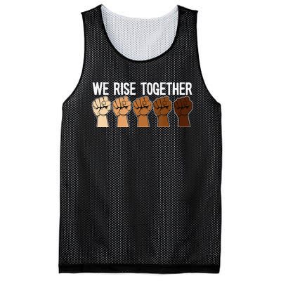 We Rise Together Black History Month BLM Melanin Equality Mesh Reversible Basketball Jersey Tank