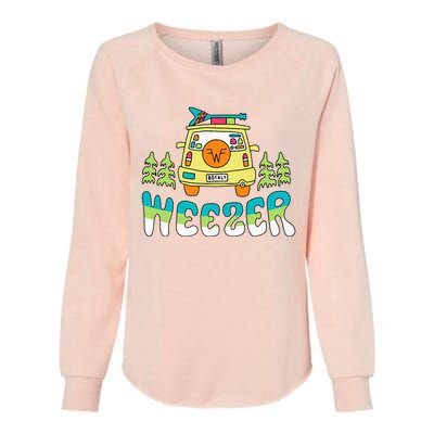 Weezer Road Trip Womens California Wash Sweatshirt