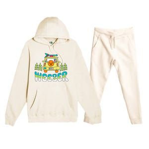 Weezer Road Trip Premium Hooded Sweatsuit Set