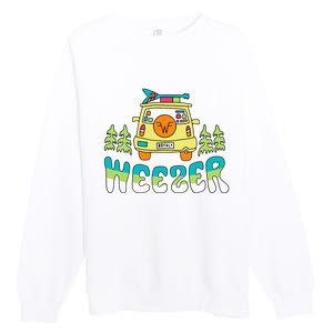 Weezer Road Trip Premium Crewneck Sweatshirt