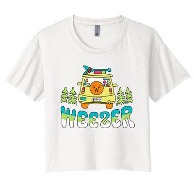 Weezer Road Trip Women's Crop Top Tee