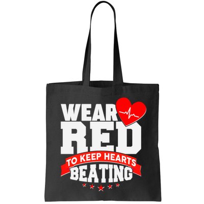 Wear Red To Keep Hearts Beating Heart Health Awareness Bag